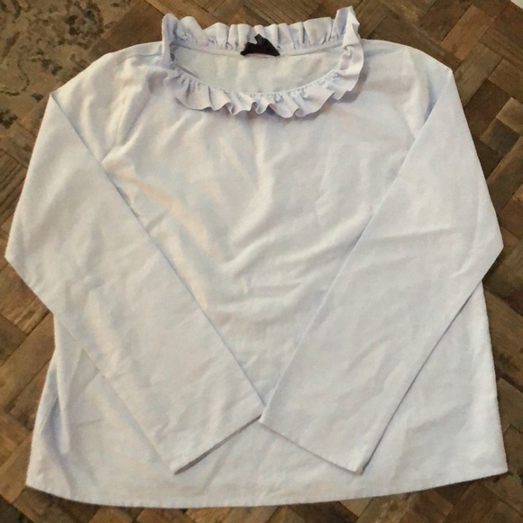 Bolte Ruffled Collar Top. Size Medium - Picture 6 of 7